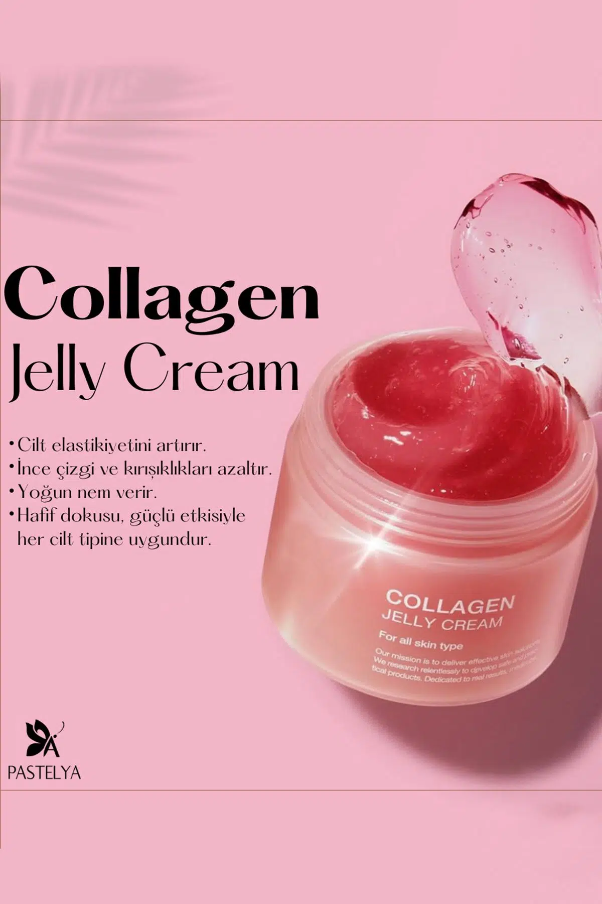 Pastelya Yaşlanma Karşıtı Collagen Jel Krem – Nemlendirici ve Onarıcı - Görsel 3