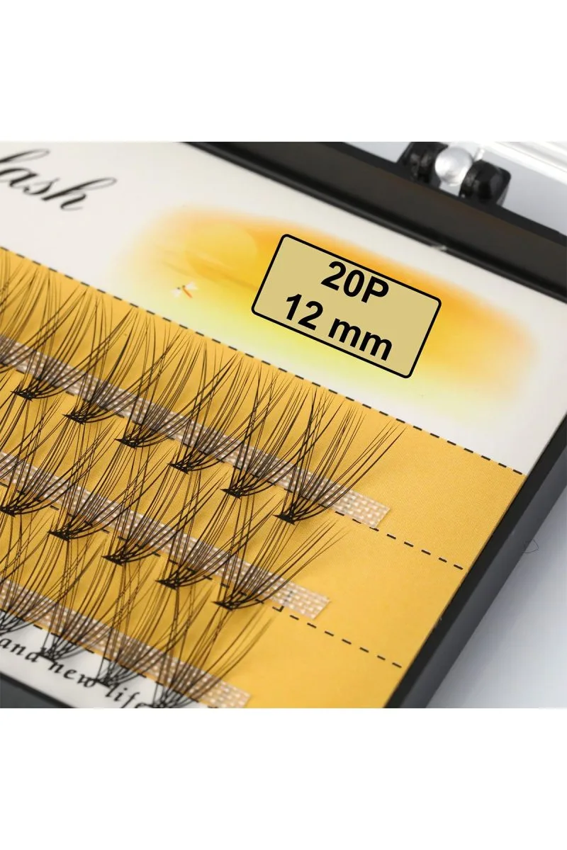 3D Etkili Tekli Takma Kirpik – Günlük ve Özel Günler İçin İdea 20p12mm